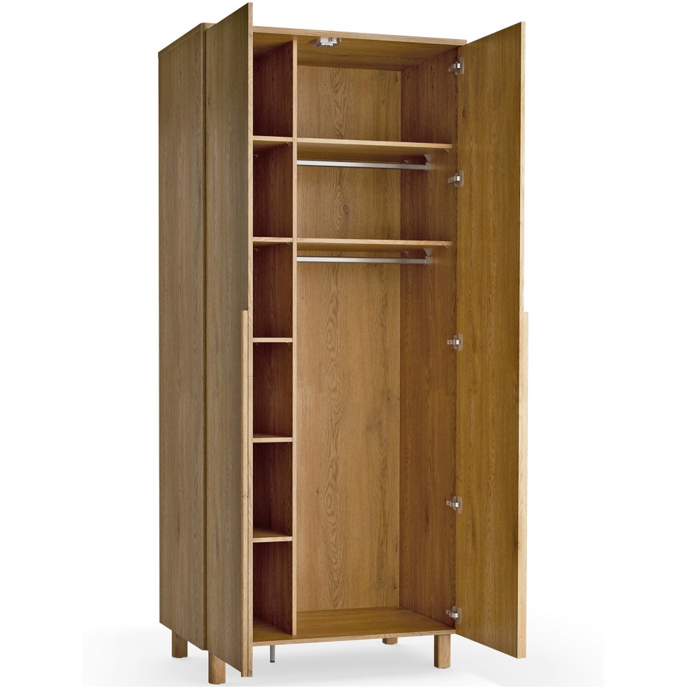 Ντουλάπα Well Δίφυλλη 103.4x60x235
