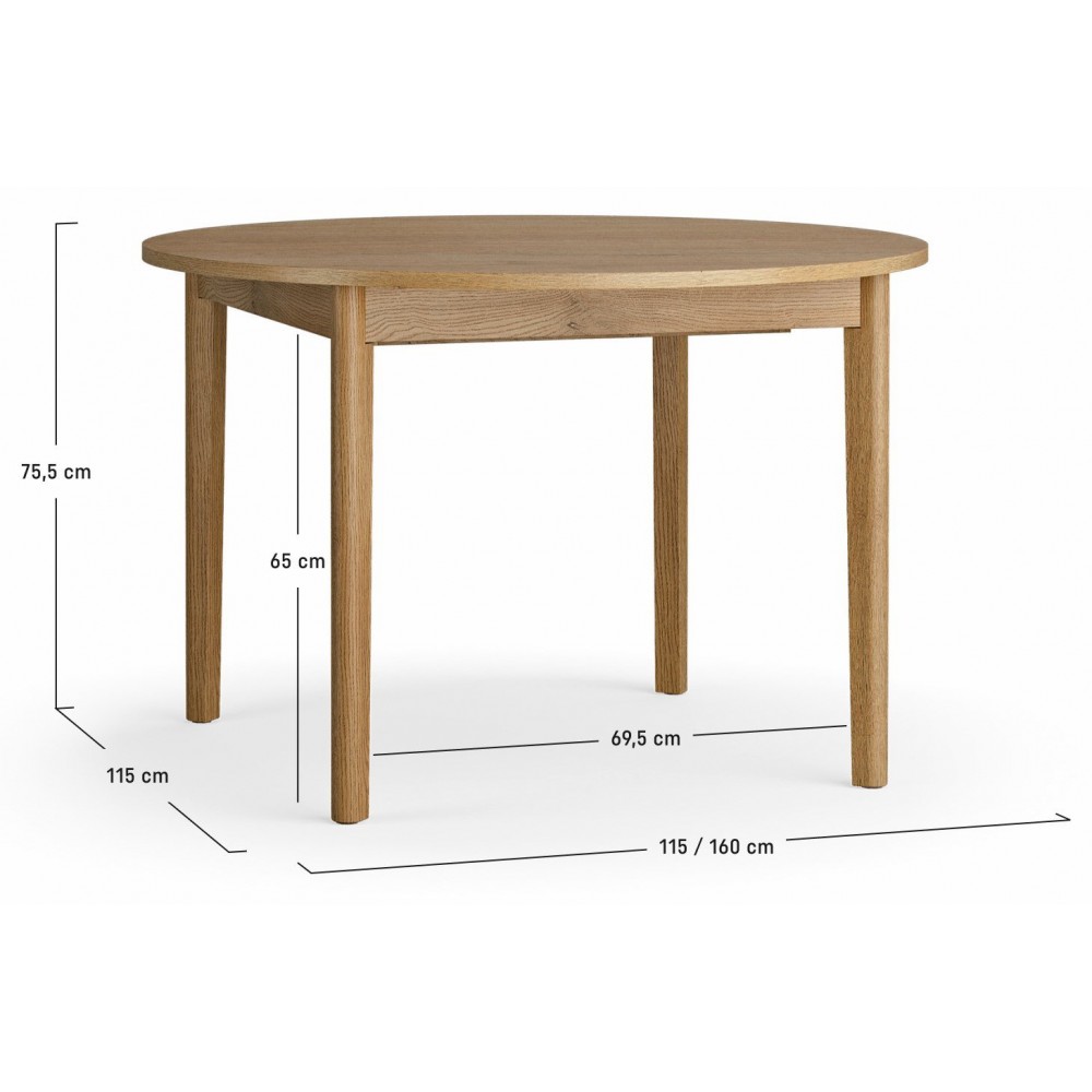 Τραπέζι Well II Επεκτεινόμενο 115x75.5