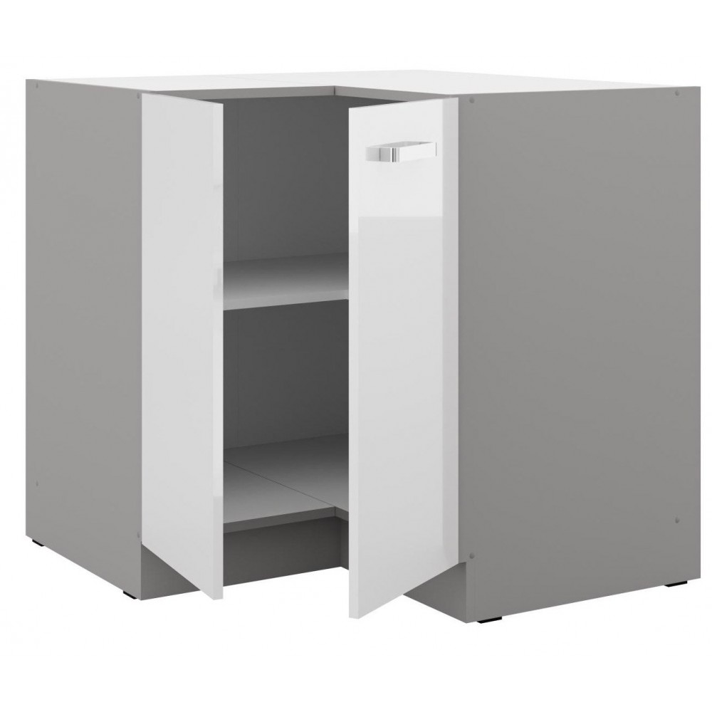 Επιδαπέδιο ντουλάπι γωνιακό Ramon 90x90 DN 2F BB 84.5x84.5x82