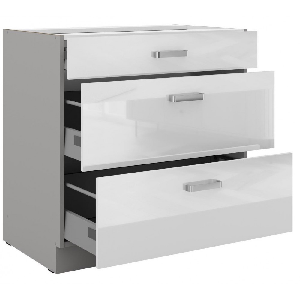 Επιδαπέδιο ντουλάπι Ramon 80 D 3S BB 80x52x82