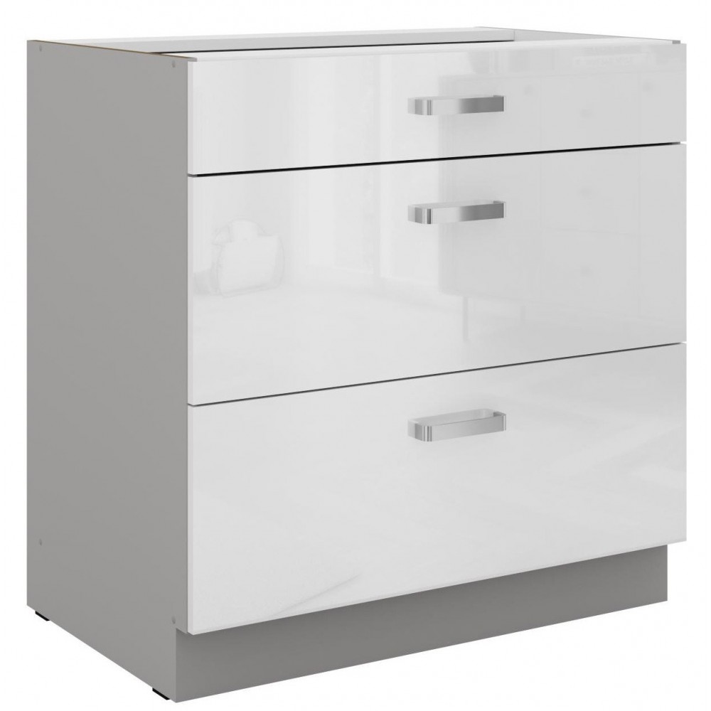 Επιδαπέδιο ντουλάπι Ramon 80 D 3S BB 80x52x82