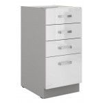 Επιδαπέδιο ντουλάπι Ramon 40 D 4S BB 40x52x82