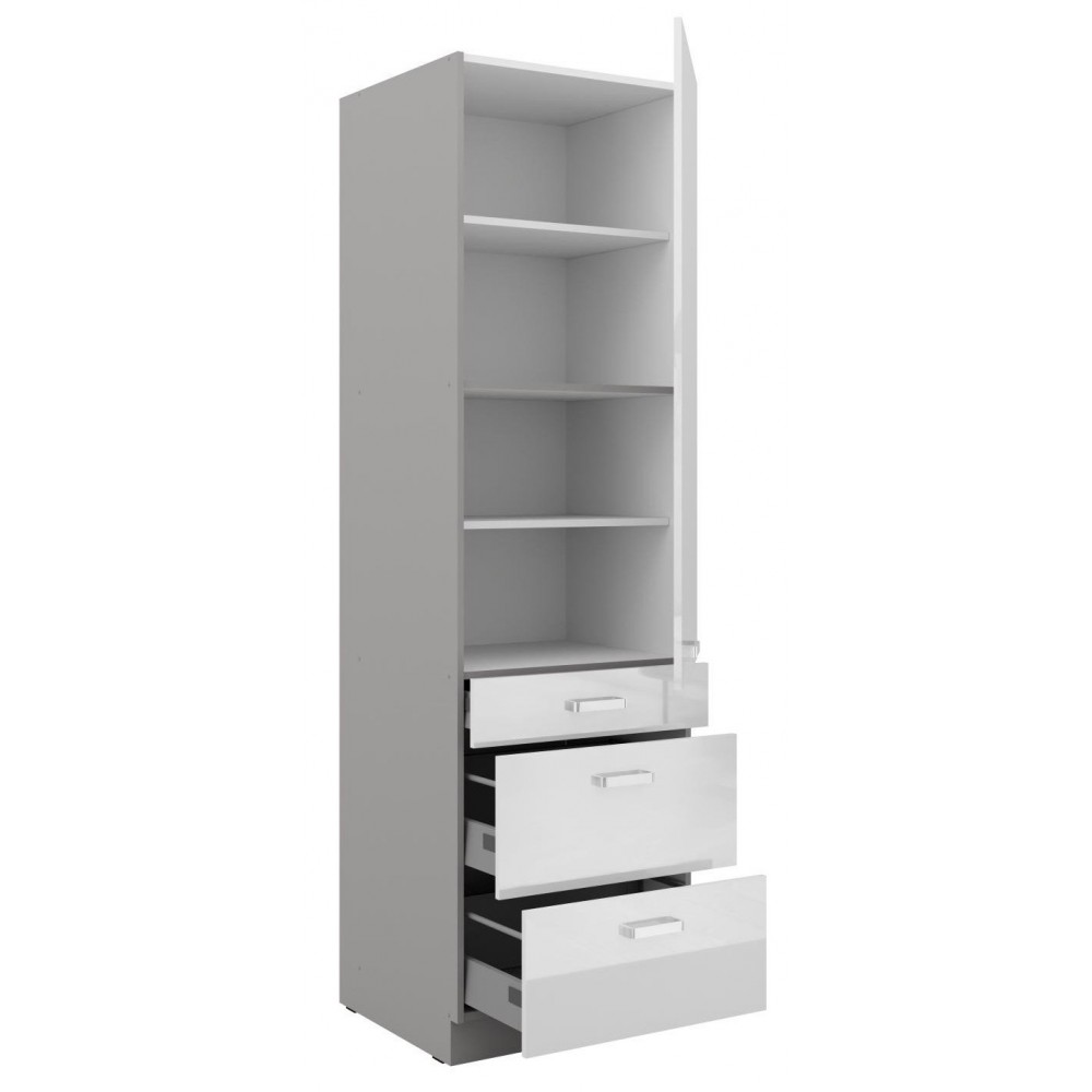 Επιδαπέδιο ντουλάπι Ramon 60 DKS 210 3S 1F 60x57x210