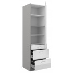 Επιδαπέδιο ντουλάπι Ramon 60 DKS 210 3S 1F 60x57x210