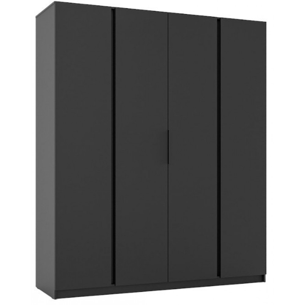Ντουλάπα Luke 4F Τετράφυλλη 200x62x239