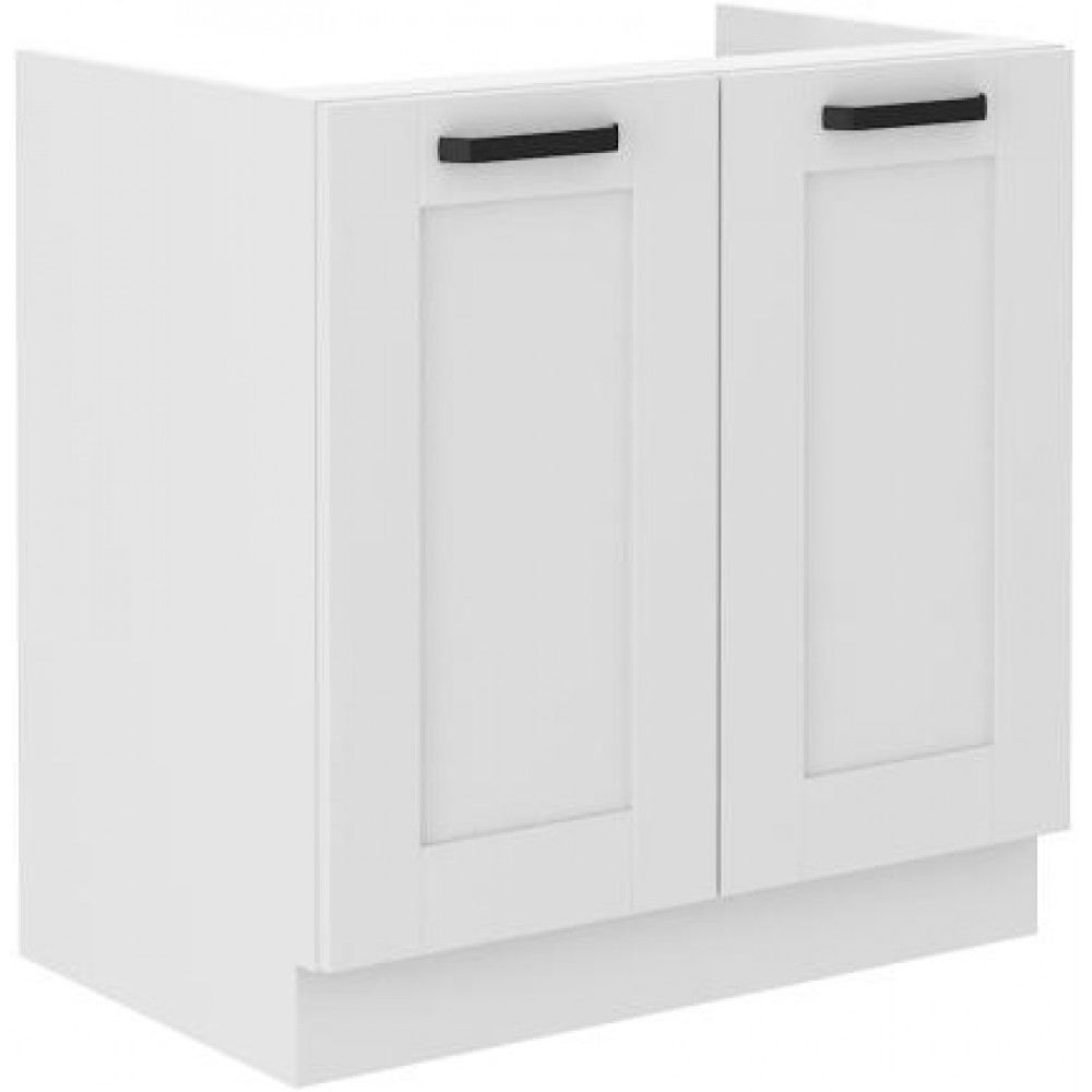 Επιδαπέδιο ντουλάπι νεροχύτη Nelor 80 ZL 2F BB-Λευκό 80x52x82