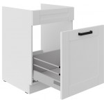 Επιδαπέδιο ντουλάπι Nelor 60 ZL 1S BB-Λευκό 60x52x82
