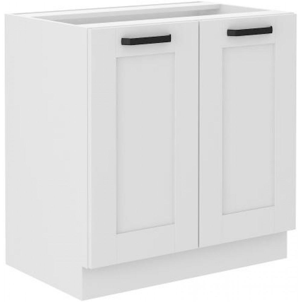 Επιδαπέδιο ντουλάπι Nelor 80 D 2F BB-Λευκό 80x52x82