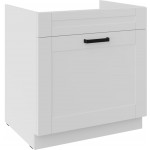 Επιδαπέδιο ντουλάπι Nelor 80 ZL 1S BB-Λευκό 80x52x82