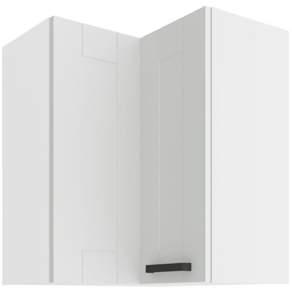 Κρεμαστό ντουλάπι γωνιακό Nelor 60x60 GN 72 2F-Λευκό 60x60x71.5