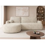 Γωνιακός καναπές Loridu-Αριστερή-Άμμος 250x174x90