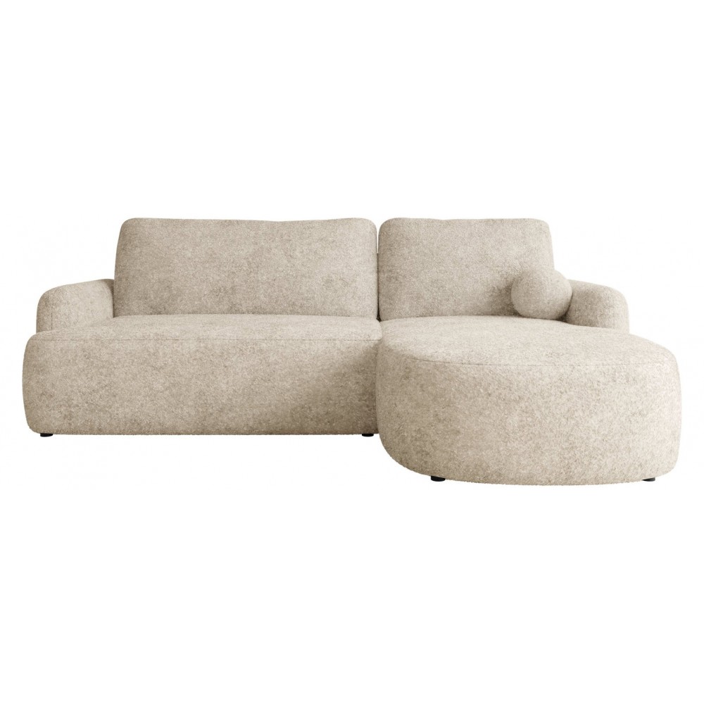 Γωνιακός καναπές Loridu-Δεξιά-Άμμος 250x174x90