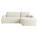 Γωνιακός καναπές Loridu-Δεξιά-Εκρού 250x174x90
