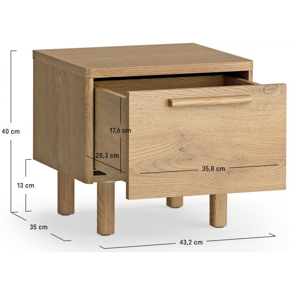 Κομοδίνο Well 43.2x35x40