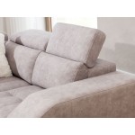 Γωνιακός Καναπές Teralia-Γκρι Ανοιχτό-Δεξιά 347x196x94