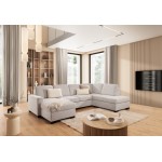 Γωνιακός Καναπές Regalia-Δεξιά-Μπεζ Ανοιχτό 310x202x90