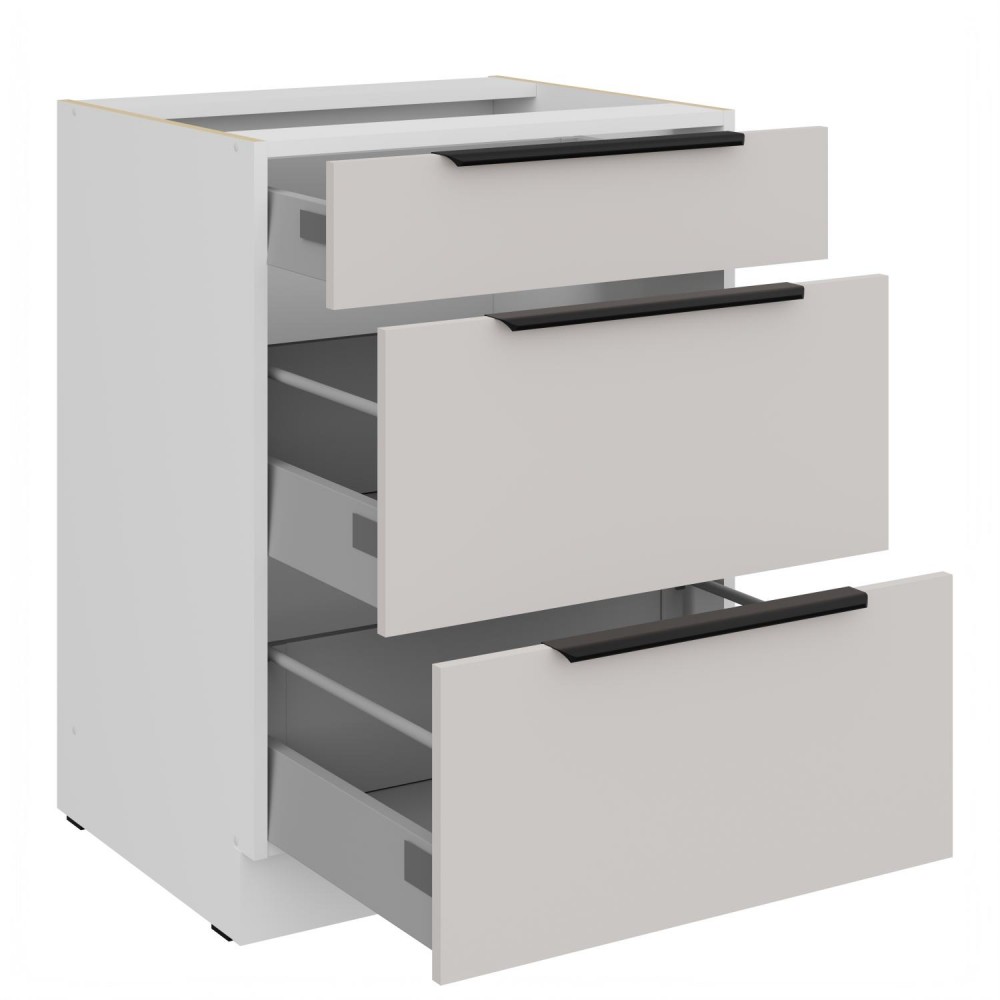 Επιδαπέδιο ντουλάπι Varena 60 D 3S BB 60x52x82