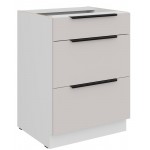 Επιδαπέδιο ντουλάπι Varena 60 D 3S BB 60x52x82