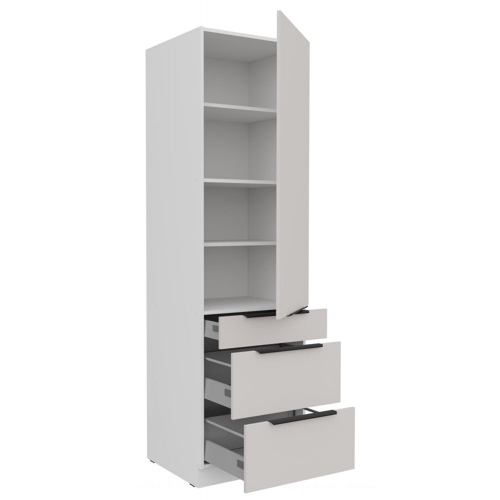 Επιδαπέδιο ντουλάπι Varena 60 DKS 210 3S 1F 60x57x210