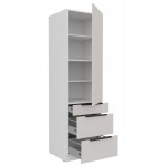 Επιδαπέδιο ντουλάπι Varena 60 DKS 210 3S 1F 60x57x210