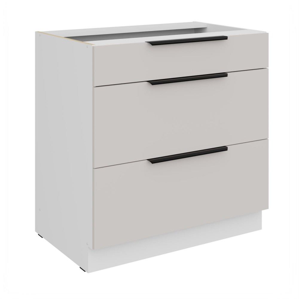 Επιδαπέδιο ντουλάπι Varena 80 D 3S BB 80x52x82