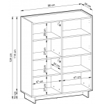 Μπουφές Velliora Plus 98x39x124