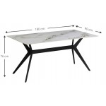 Τραπέζι Powell 180x90x76