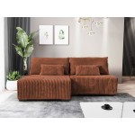 Γωνιακός Καναπές Floopy-Κεραμιδί-Αριστερή 210x98x90