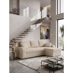Γωνιακός Καναπές Modena-Εκρού-Δεξιά 322x116x100