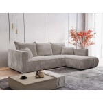 Γωνιακός Καναπές Modena-Μπεζ-Δεξιά 322x116x100