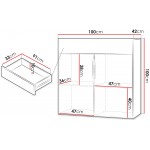 Μπουφές Kerkin 100x42x100
