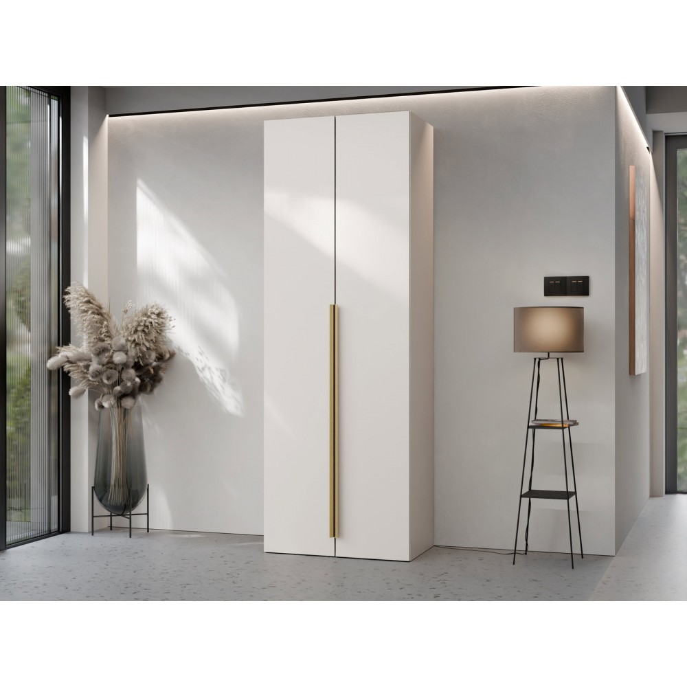 Ντουλάπα Kerkin Δίφυλλη-Χωρίς καθρέπτη 70x42x200