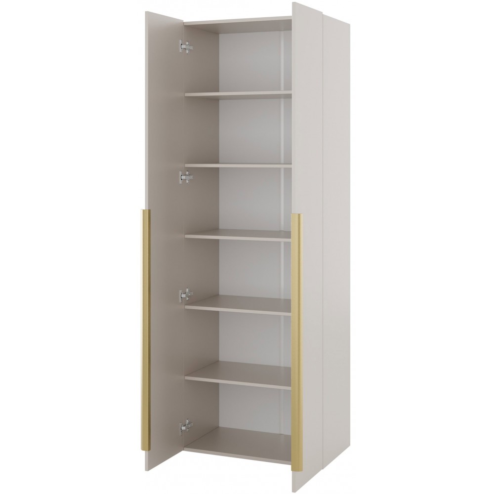 Ντουλάπα Kerkin Δίφυλλη-Χωρίς καθρέπτη 70x42x200