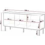 Μπουφές Art Deco 3D 150-Κασμίρ 150x42x70