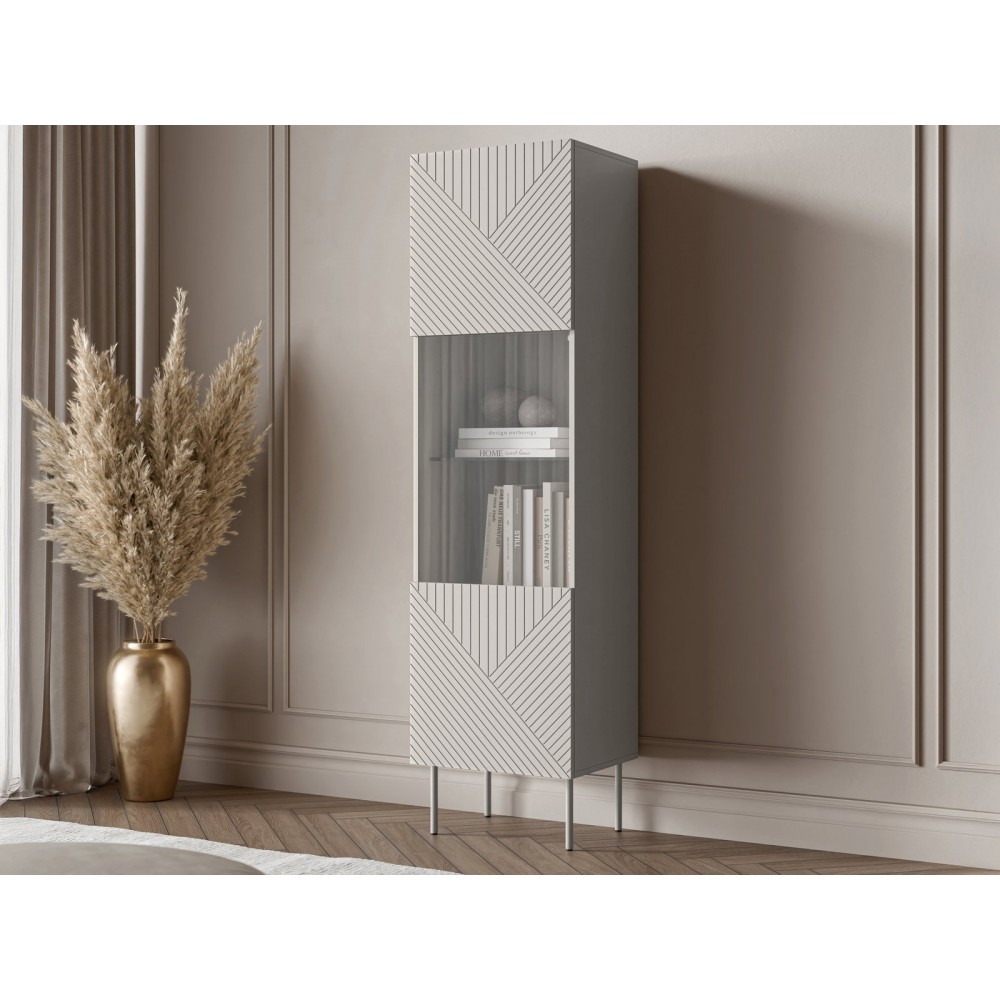 Βιτρίνα Art Deco-Κασμίρ 51x42x187