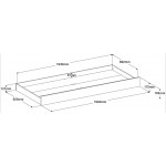 Συρτάρι κουκέτας Howells 199x95x19