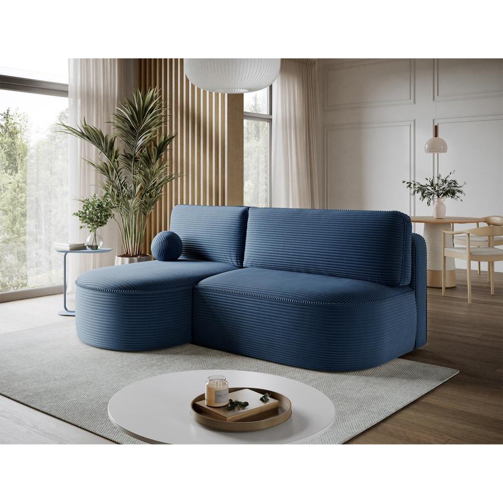 Γωνιακός Καναπές Savol-Μπλε-Αριστερή 220x144x93