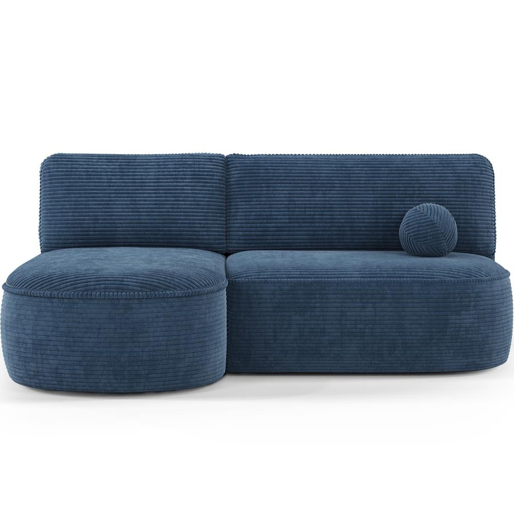 Γωνιακός Καναπές Savol-Μπλε-Αριστερή 220x144x93