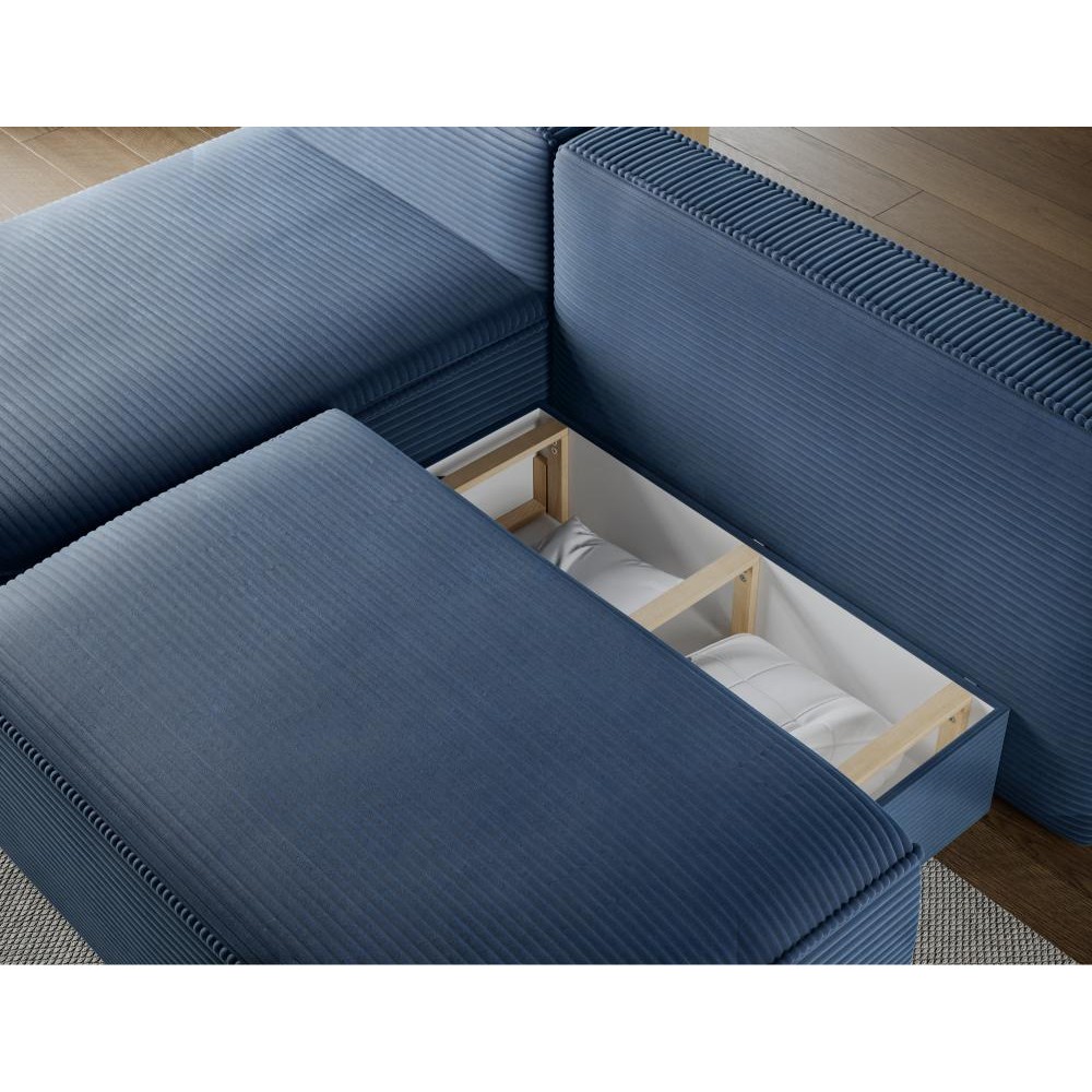 Γωνιακός Καναπές Savol-Μπλε-Αριστερή 220x144x93