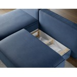 Γωνιακός Καναπές Savol-Μπλε-Αριστερή 220x144x93
