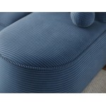 Γωνιακός Καναπές Savol-Μπλε-Αριστερή 220x144x93