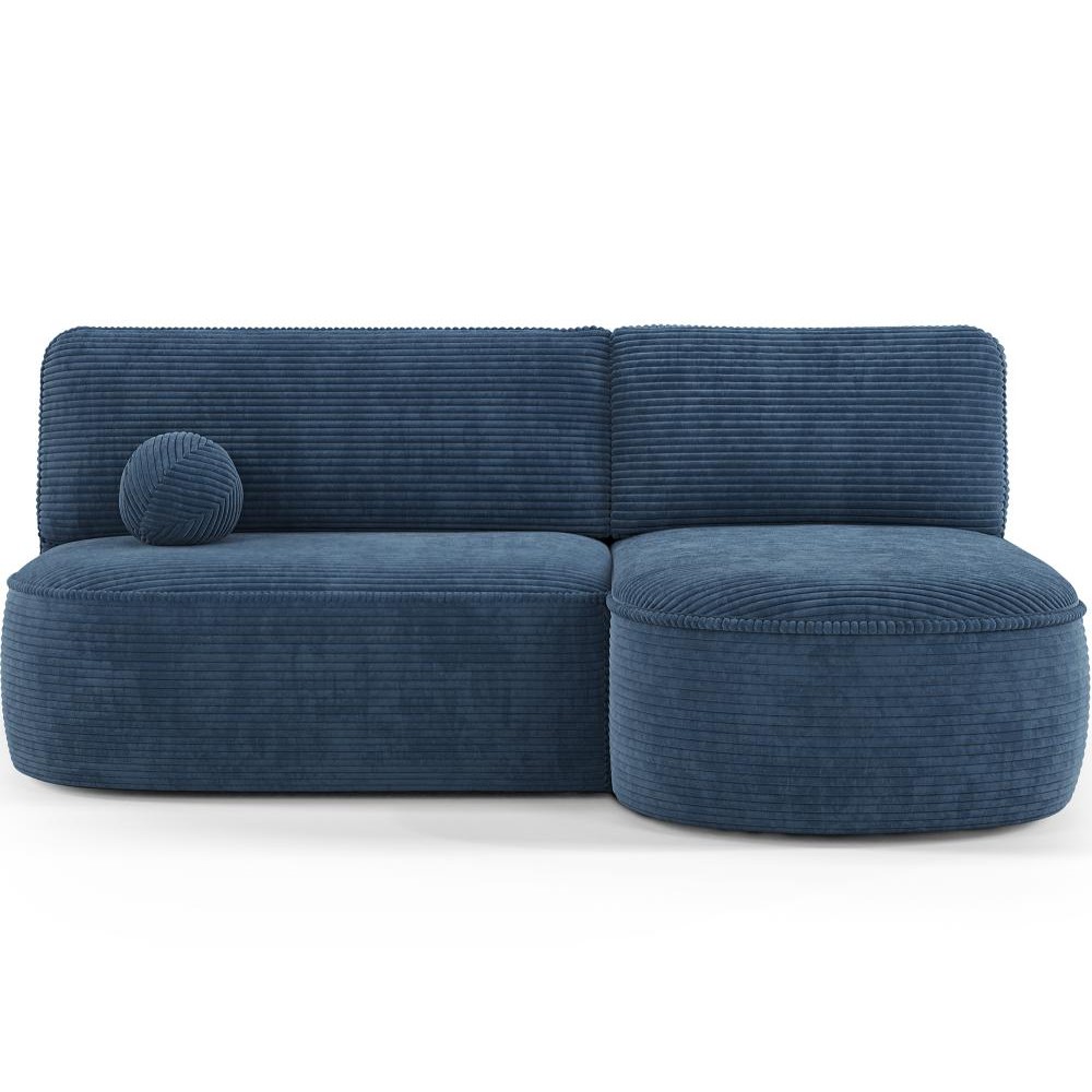 Γωνιακός Καναπές Savol-Μπλε-Δεξιά 220x144x93