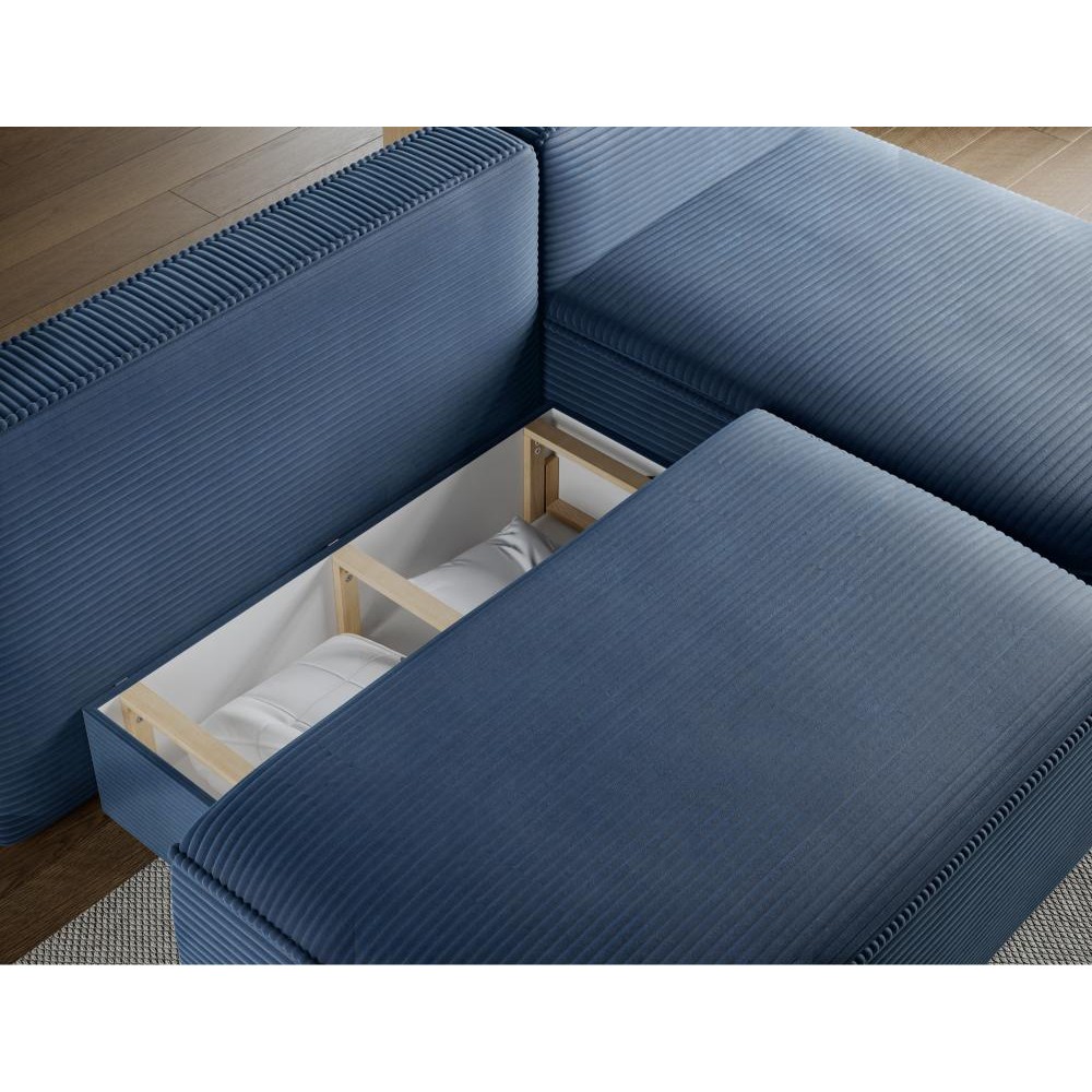 Γωνιακός Καναπές Savol-Μπλε-Δεξιά 220x144x93