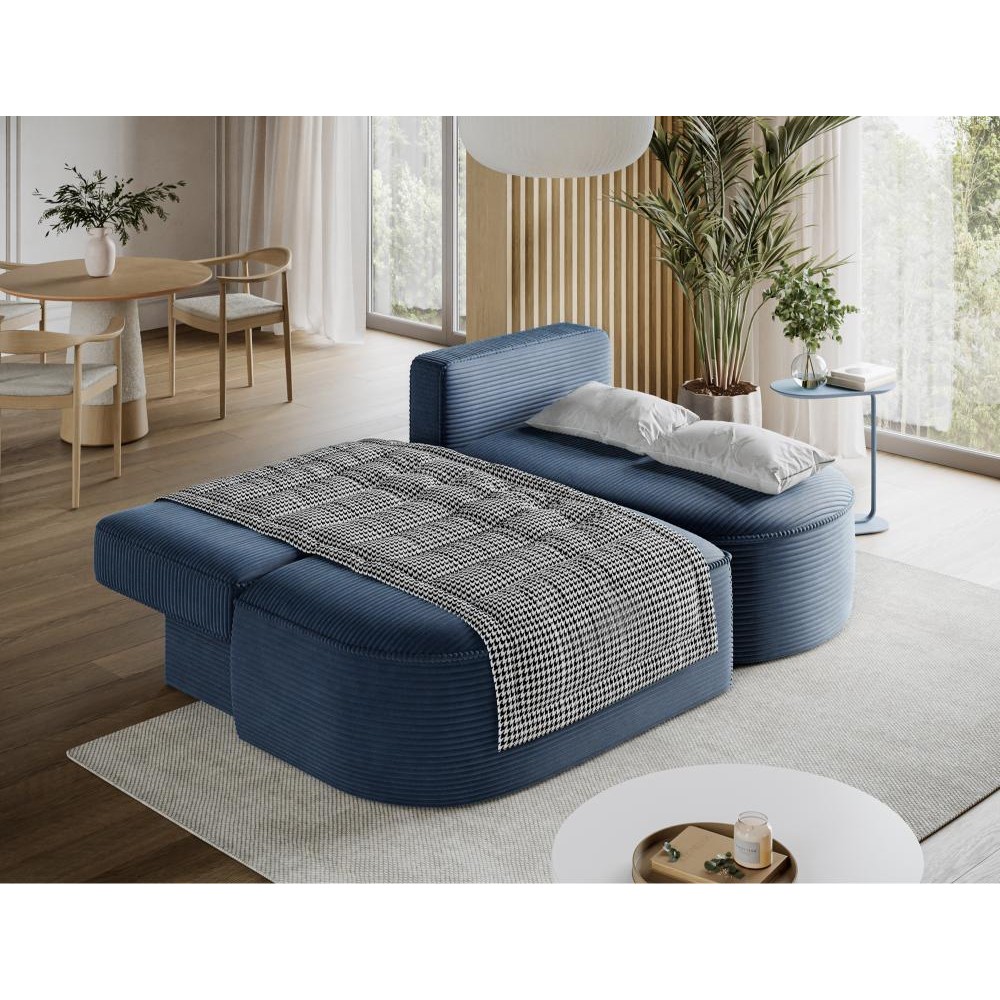 Γωνιακός Καναπές Savol-Μπλε-Δεξιά 220x144x93