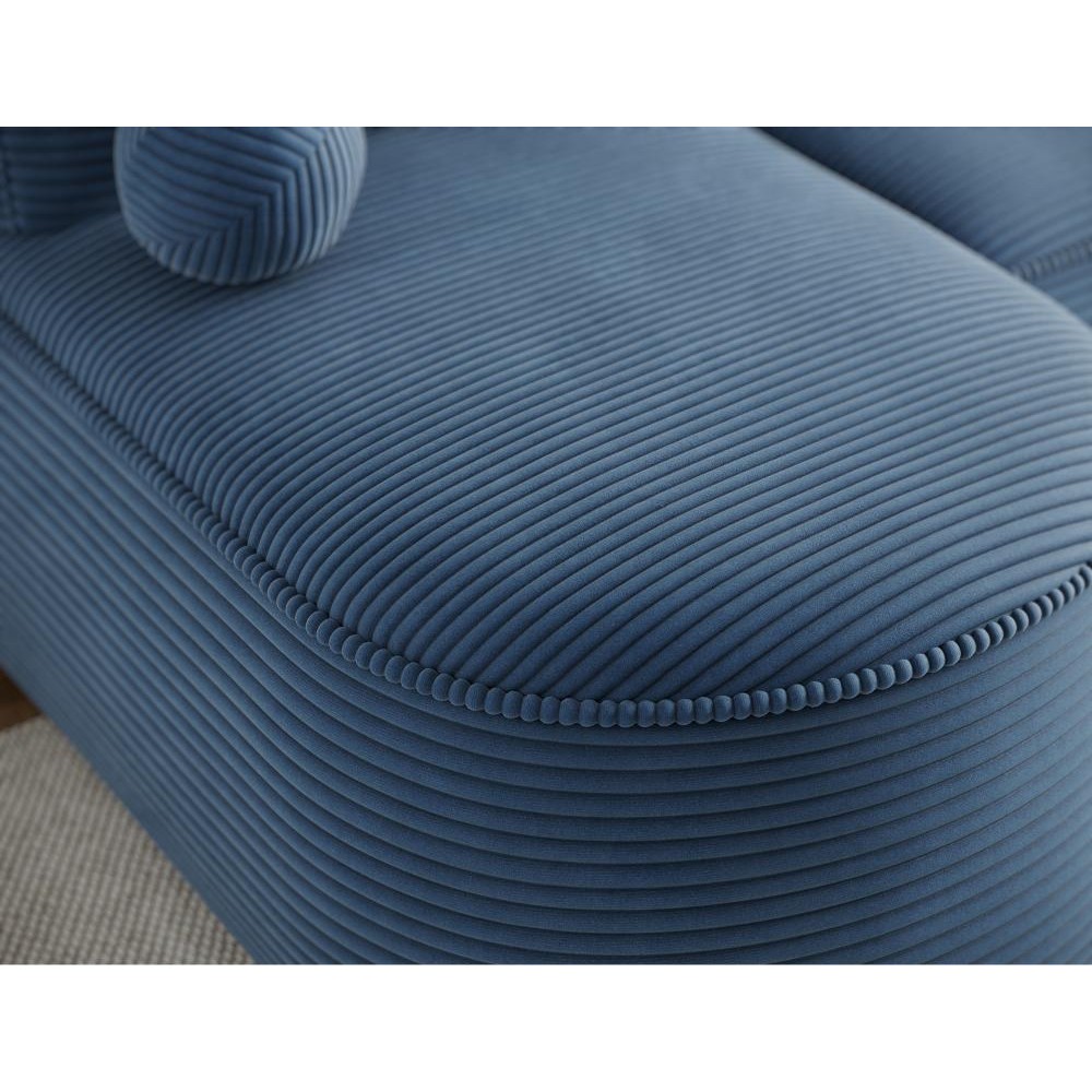 Γωνιακός Καναπές Savol-Μπλε-Δεξιά 220x144x93