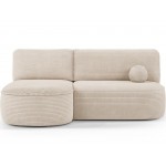 Γωνιακός Καναπές Savol-Μπεζ-Αριστερή 220x144x93