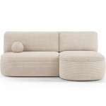 Γωνιακός Καναπές Savol-Μπεζ-Δεξιά 220x144x93