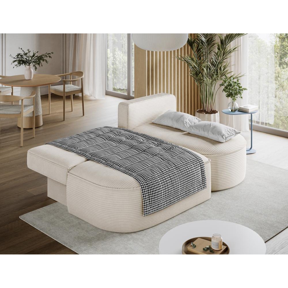 Γωνιακός Καναπές Savol-Μπεζ-Δεξιά 220x144x93