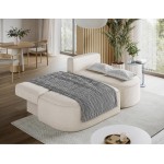 Γωνιακός Καναπές Savol-Μπεζ-Δεξιά 220x144x93