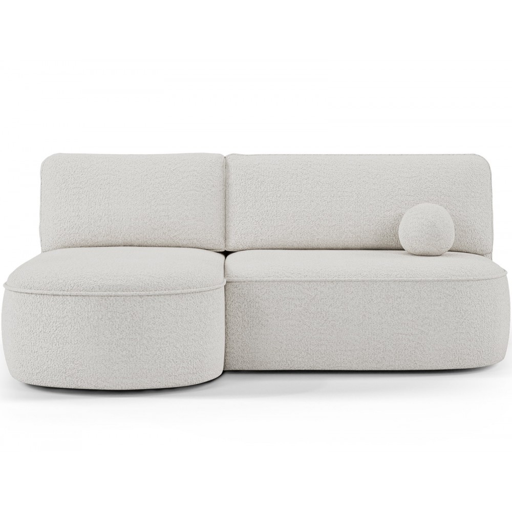 Γωνιακός Καναπές Savol-Λευκό-Αριστερή 220x144x93